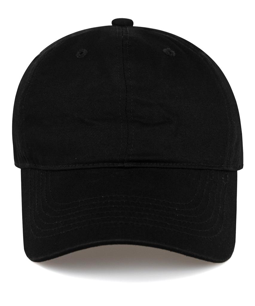 Chaebteo Casual Washing Ball Cap-Black