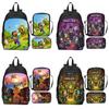 Minecraft School Backpack Set With Printed Game Pattern For Kids Students