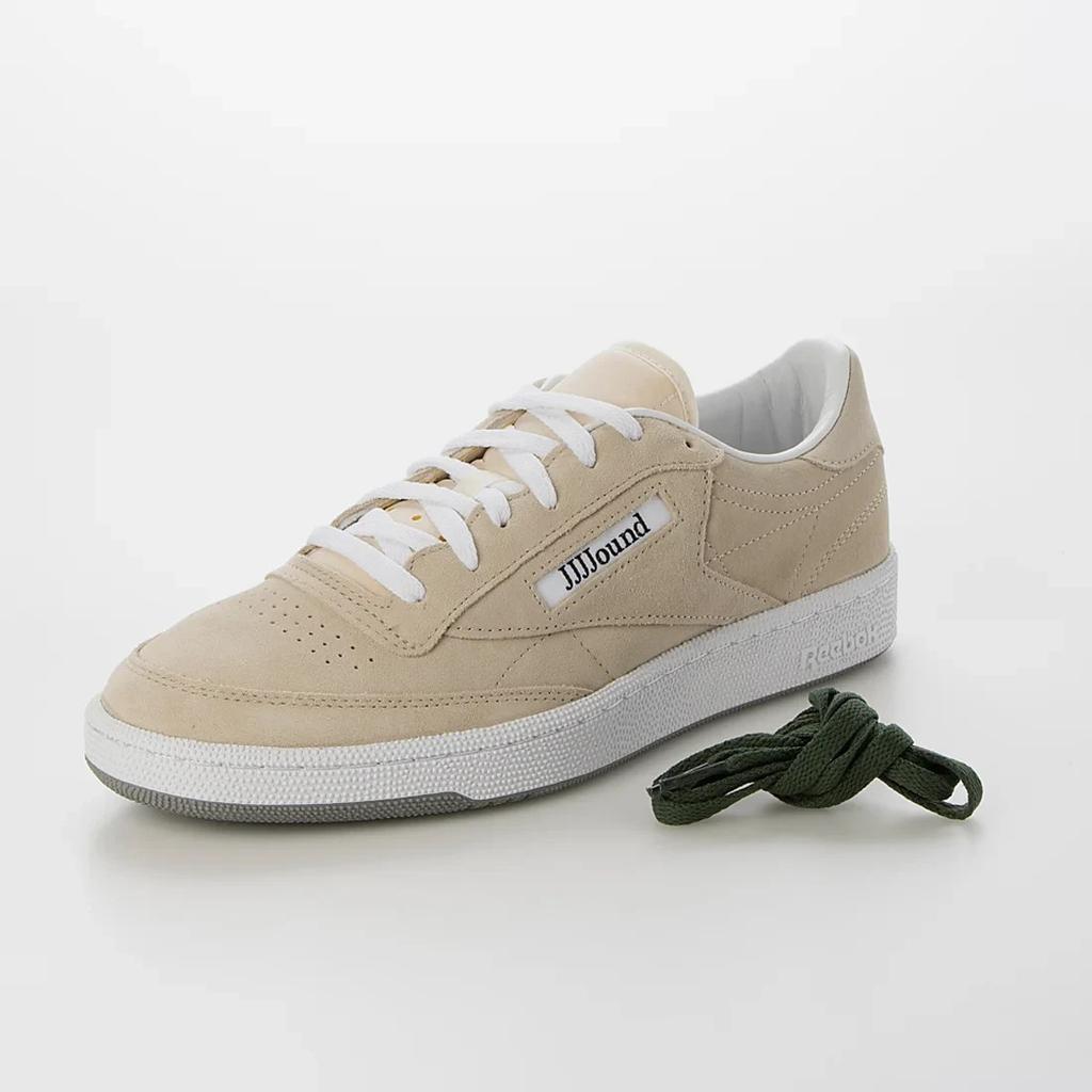 100073319 JJJJound A Reebok Club C 85 Cork White Space Grey (Men's)