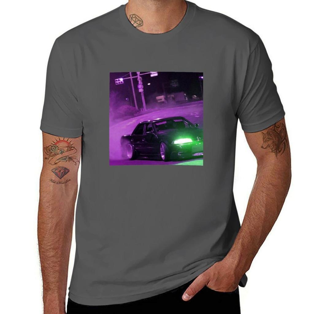 Purple Jdm Drift Tshirt Lightweight Gym Training Tshirt