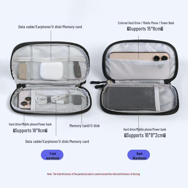 Portable Digital Gadget Travel Organizer Bag