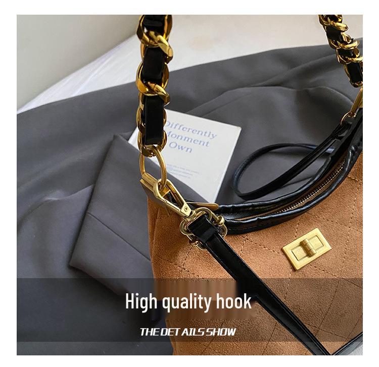 Women's 2025 High-End Retro Versatile Crossbody Shoulder Bag - European & American Fashion Dumpling Design