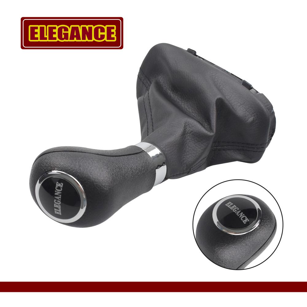 New Car Accsesories AT Gear Shift Knob With PU Leather Boot For Mercedes Benz C Class W203 W209 Leather Shifter Handball