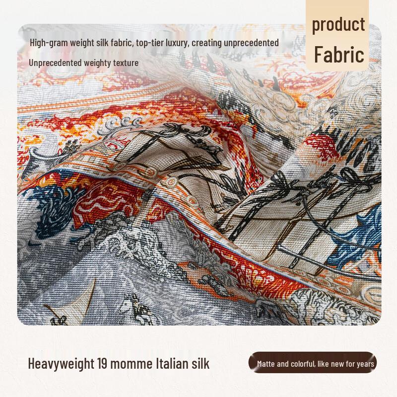 Shanghai Story 100% Mulberry Silk Square Scarf