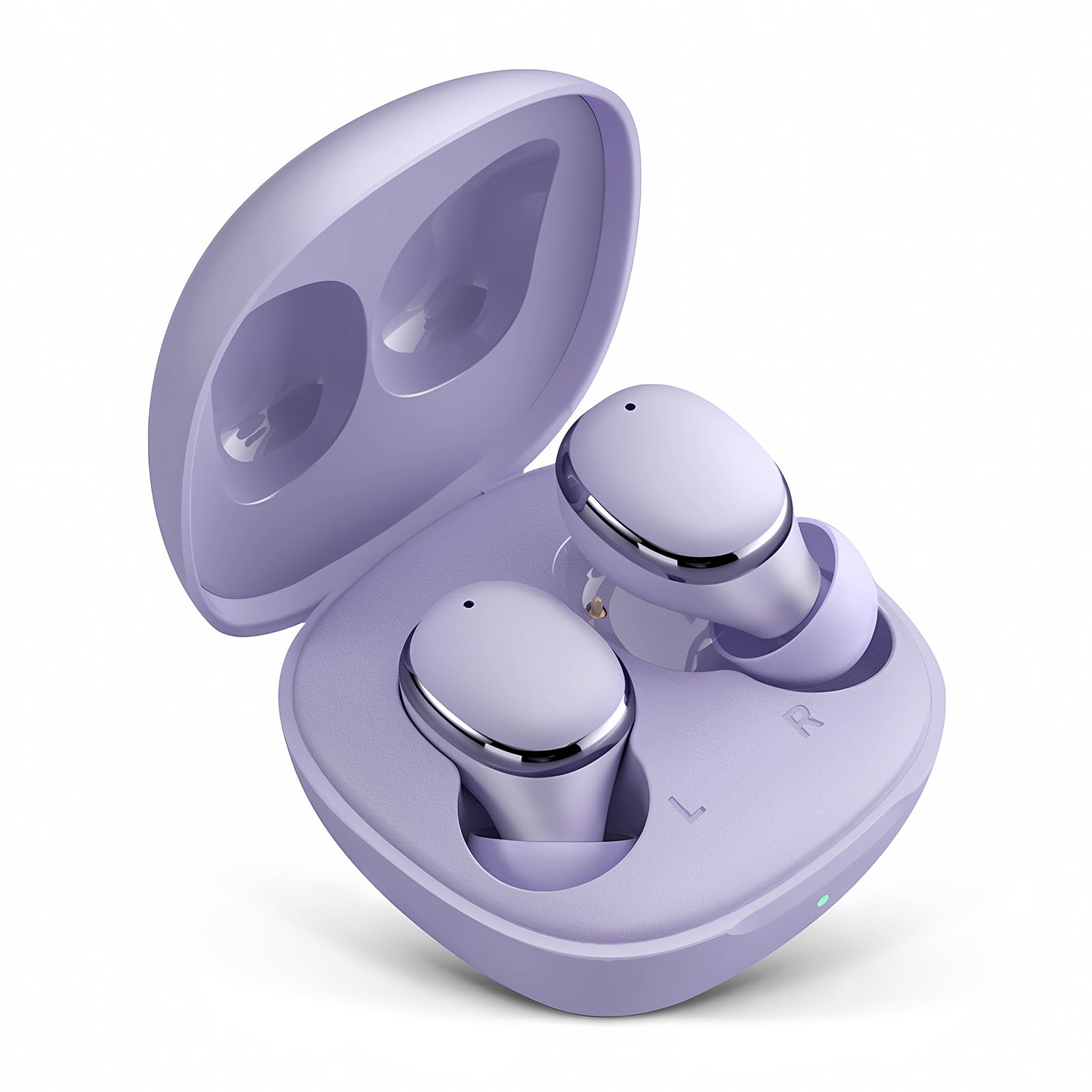 

Беспроводные наушники-вкладыши [Новые Bluetooth-наушники 5.3 2025 года] Hi-Fi Bluetooth-наушники-вкладыши с 4 часами воспроизведения и 60 часами общего времени воспроизведения, быстрая зарядка Type-C