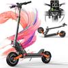 JOYOR S10-S-Z - Adults Electric Scooter 1000W*2 Dual Motors E-Scooter 60V 18Ah Battery 10 Inch Off-Road Tires 75km Range Foldable EScooter 