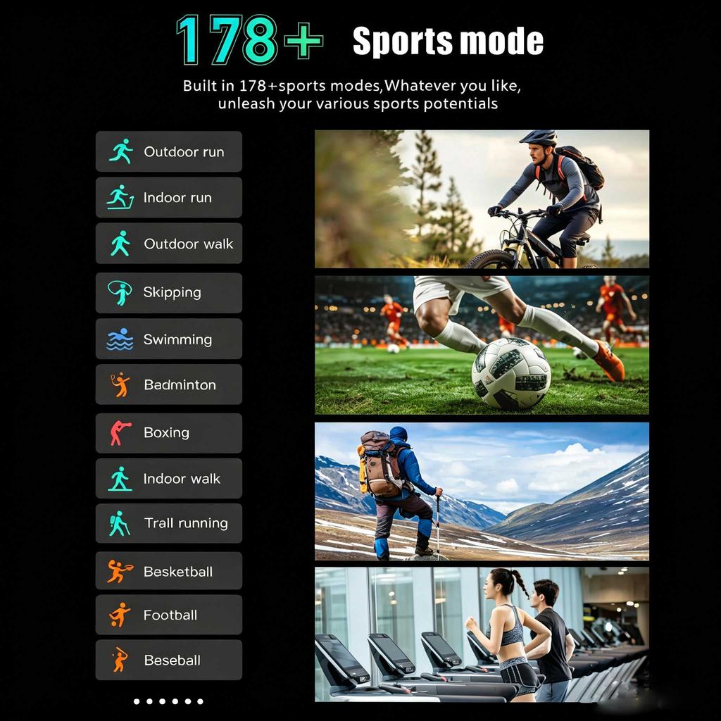 LUCKY START 2026 For Android IOS GPS Smart Watch Women 2.01" HD Screen Heart Rate Bluetooth Call Compass IP68 Waterproof Men Smartwatch