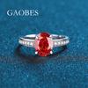 Niche Luxury S925 Sterling Silver Ice Flower Ring with Red, Yellow, and Pink Diamonds for Women's Fashion and Wedding.