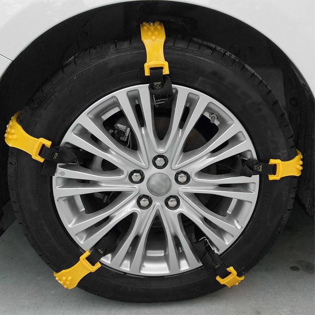 10PCS Off-road Snow Tire Chain 95cm Vehicle Wheel Anti-slip Snow Chain Winter Driving Car Chain Cargo Motorcycle Snow Chain