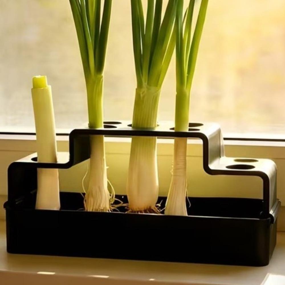 Ventilated Cultivation Pot Repeated Growth Growing Seedling Tray  Celery Sprout Planting чёрный