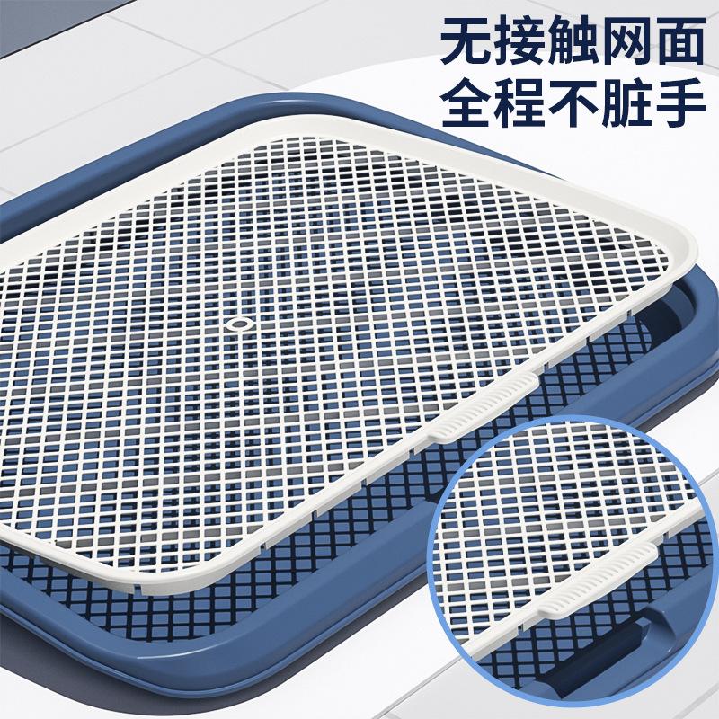 Large Dog Toilet with High Fence Anti Splash Pet Potty Training Pad for Small Medium Big Dogs
