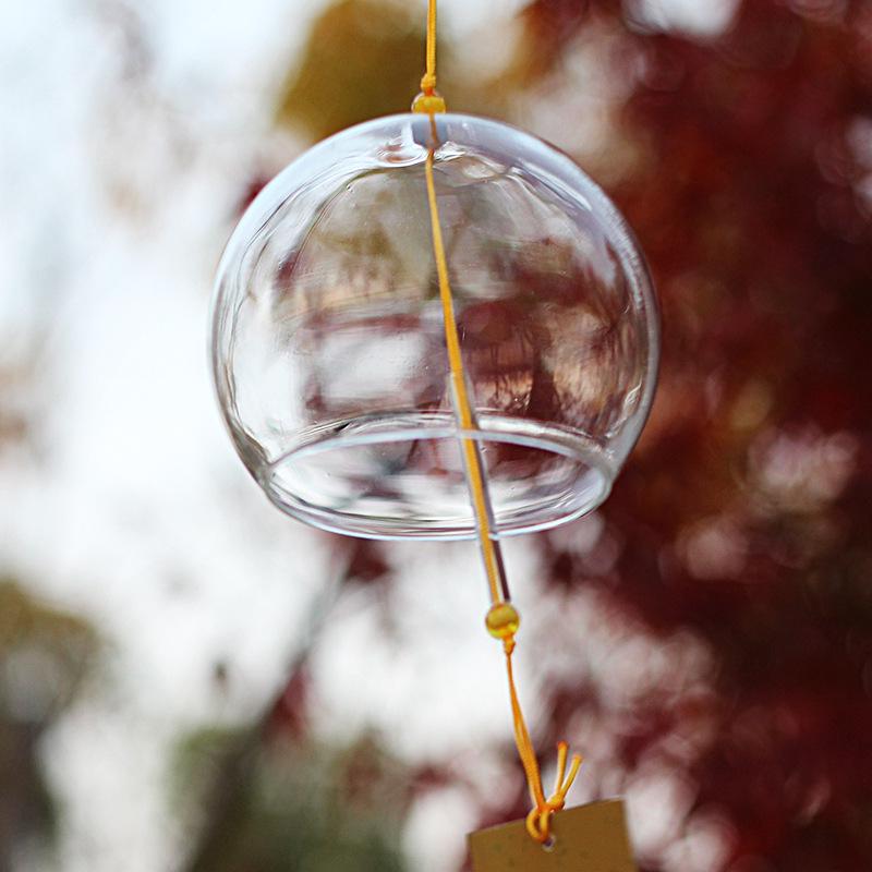 Hand-Painted Glass Wind Chimes for Student DIY Projects and Outdoor Decor