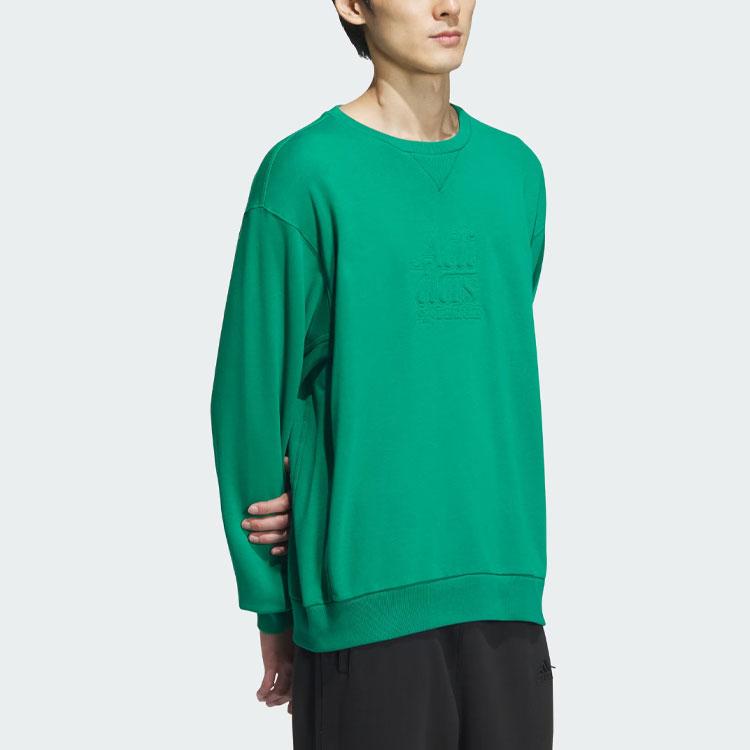 Adidas Graphic Sweatshirt Men Sweatshirt Smoke-Green IT3976