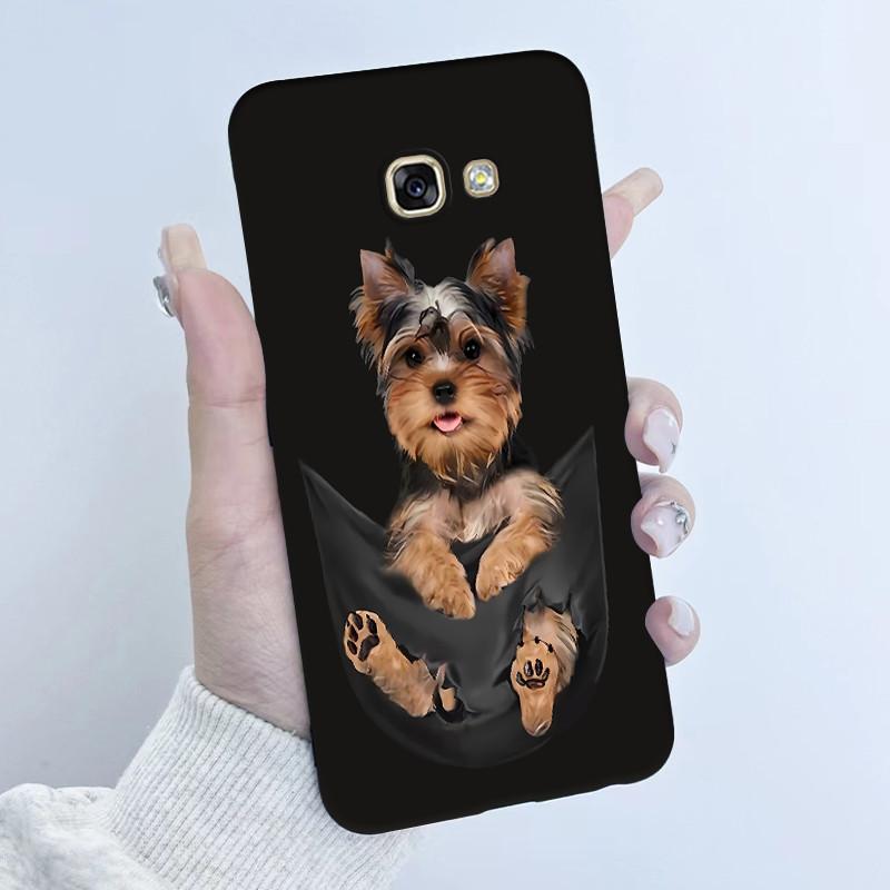 For Samsung Galaxy A5 2016 A7 2017 Phone Case Flower Girls Design Soft Silicone TPU Back Housing for SM-A510F A520F A720F Covers