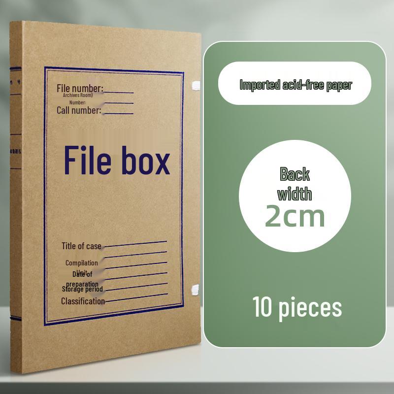 Extra Large Acid-Free A4 Kraft Paper Archive Box