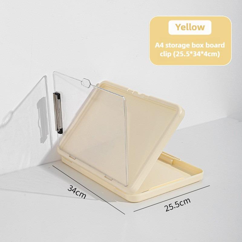 

Папка-органайзер А4 багатофункціональна студентська для екзаменаційних файлів з кліпом, тримач для офісних документів, шкільне приладдя, паперова дошка для зберігання