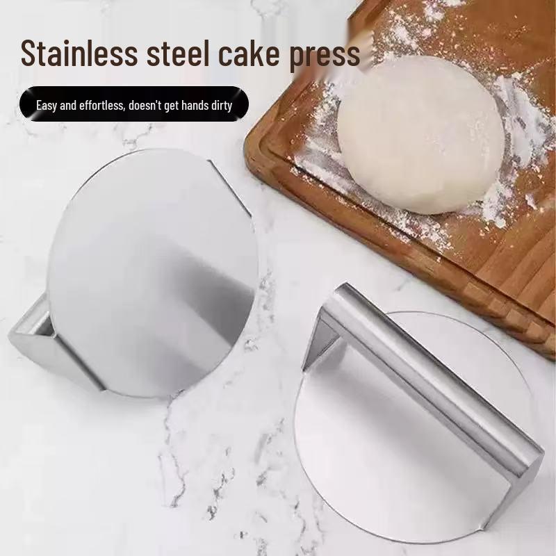 Stainless Steel Hamburger Patty Press: Kitchen Tool for Beef, Steak, and Baking
