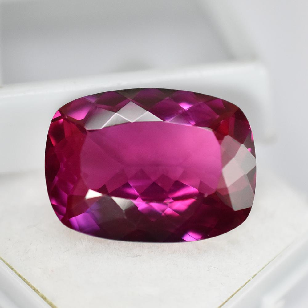 Natural Pink Sapphire Loose Gemstone 20.90 Ct Cushion Shape September Birthstone for Gem Collections