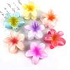 Women Small Hair Clip Flower Hair Grip Realistic Flower Shape Gradient Color Strong Claw Anti-slip Small Teeth Lightweight Children