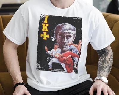 International Karate + - 8 bit C64 Gioco Arte Maglietta 8 Colori Taglie S-5XL