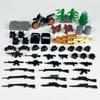 MOC City Series Black Special Police Weapon Accessories Human Children's Building Blocks