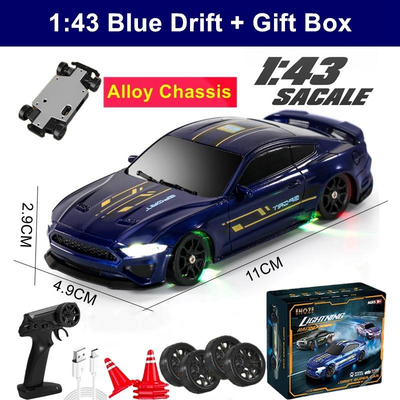 1/64 Or 1/43 Mini Drift Rc Car Remote Control Racing Vehicle With Led Lights Radio Controlled High Speed Car Desktop Toys