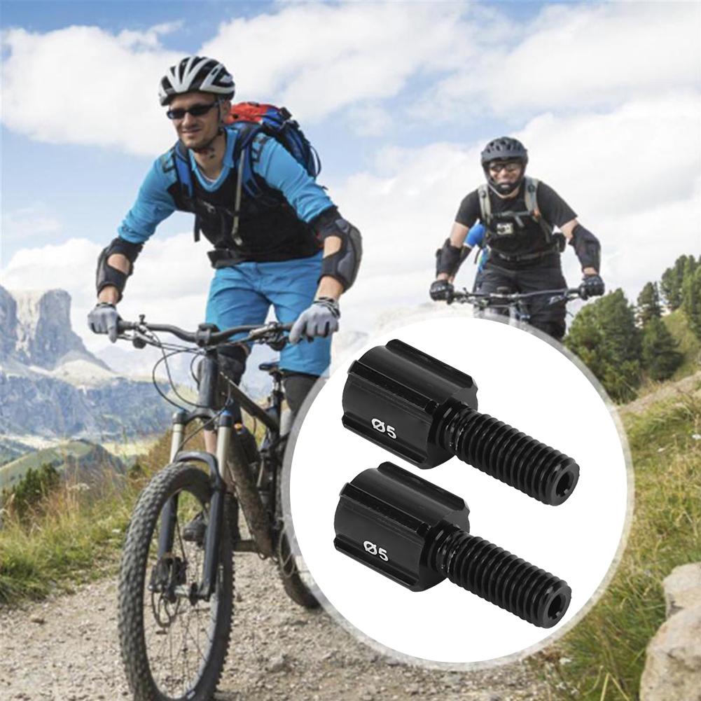 10PCS RC122 Black Road Bike Rear Derailleur Brake Cable Line Thumb Shifter Adjuster ScrewM5