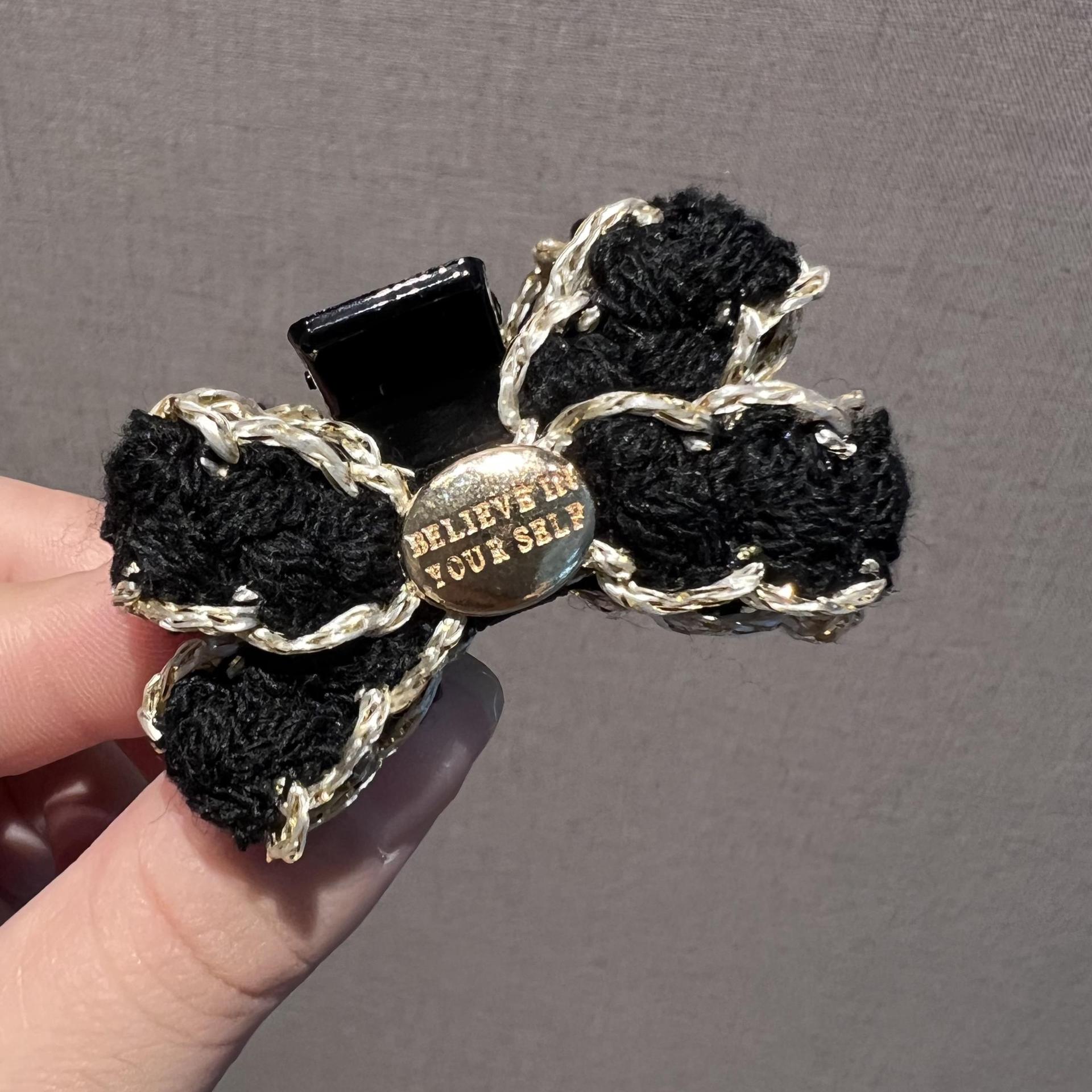 

Элегантная французская заколка для волос в виде бабочки для женщин - стиль принцессы 2023 года