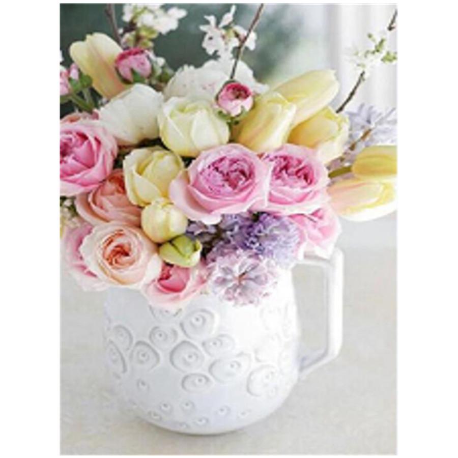 Full 5D Diy Diamond Painting Various Flowers Mosaic Embroidery Cross Stitch Home Decor Handmade Gift
