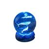 3D Laser Engraved Crystal Ball Night Light - Perfect for Desktops and Student Gifts