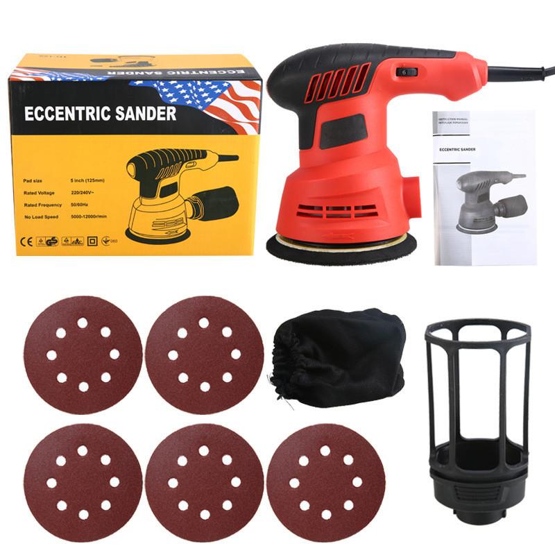 300W Household Woodworking Grinding Power Tool Wall Putty Polishing Machine Adjustable Speed Electric Sander