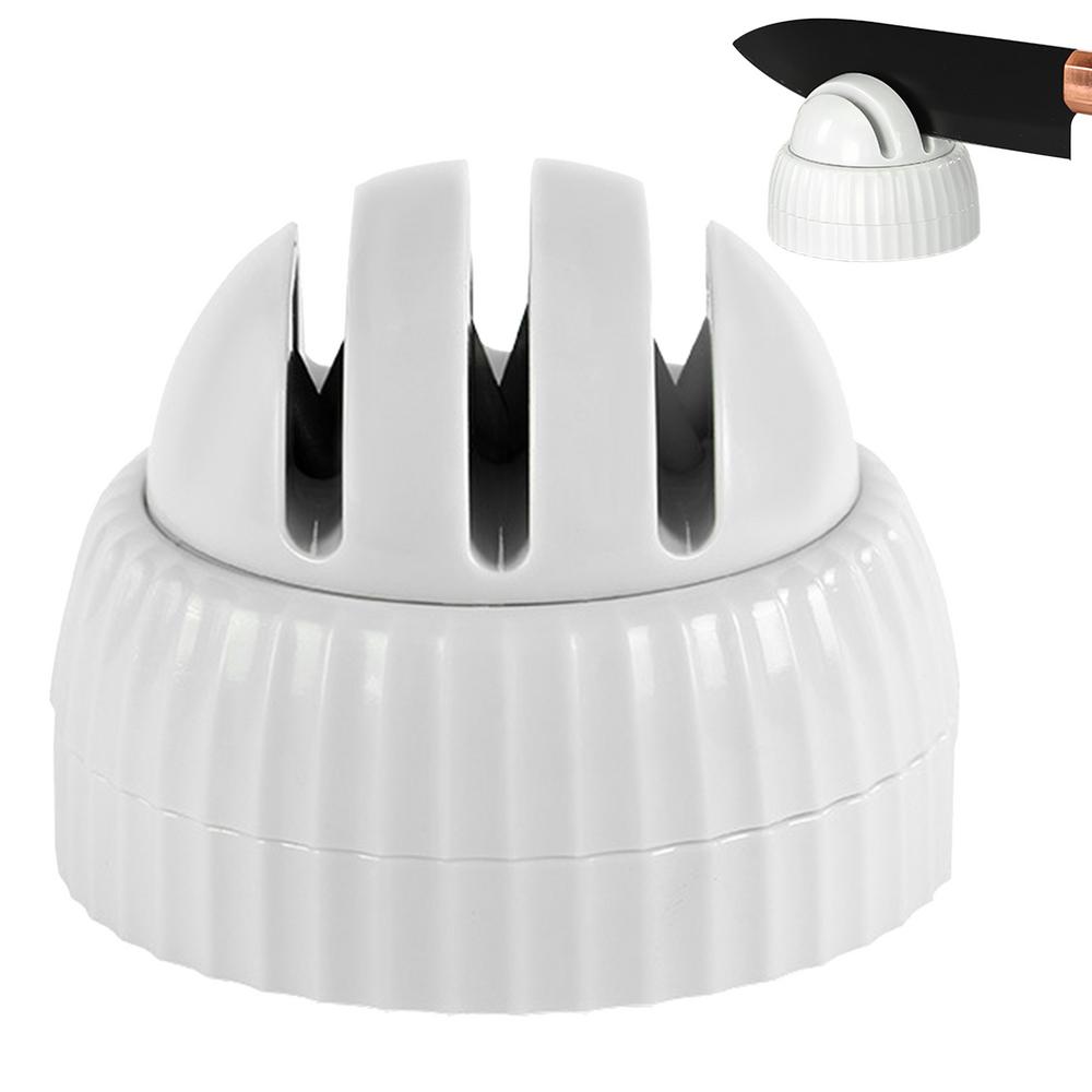 

Kitchen Sharpener Suction Manual Scissor Sharpeners Kitchen Gadget Home Sharpening System Cutter Polisher Quick Anti-Slip For OTHER білий