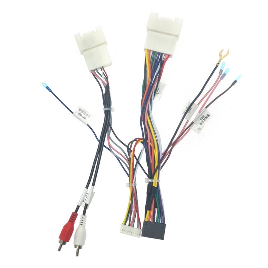 16pin Audio Wiring Harness W/ Canbus Box For Mitsubishi Outlander Pajero Stereo