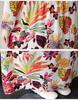 2024 Early Autumn Floral Print Retro Cotton Linen Maxi Dress