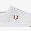 Fred Perry B721 Leather Mens White Sneakers Sfpm2416312 U59
