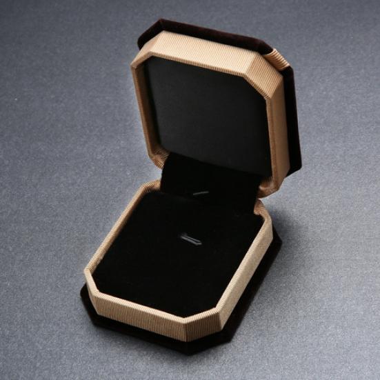 Bowknot Decor Necklace Ring Earrings Show Case Display Storage Jewelry Gift Box