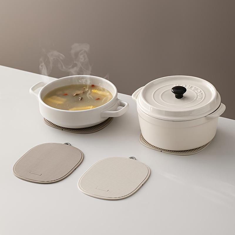 1pc Silicone Folding Hot Plate Mat & Pot Holder - Heat-Resistant Non-Slip Rectangular Table with Heatproof Cover for Stovetop