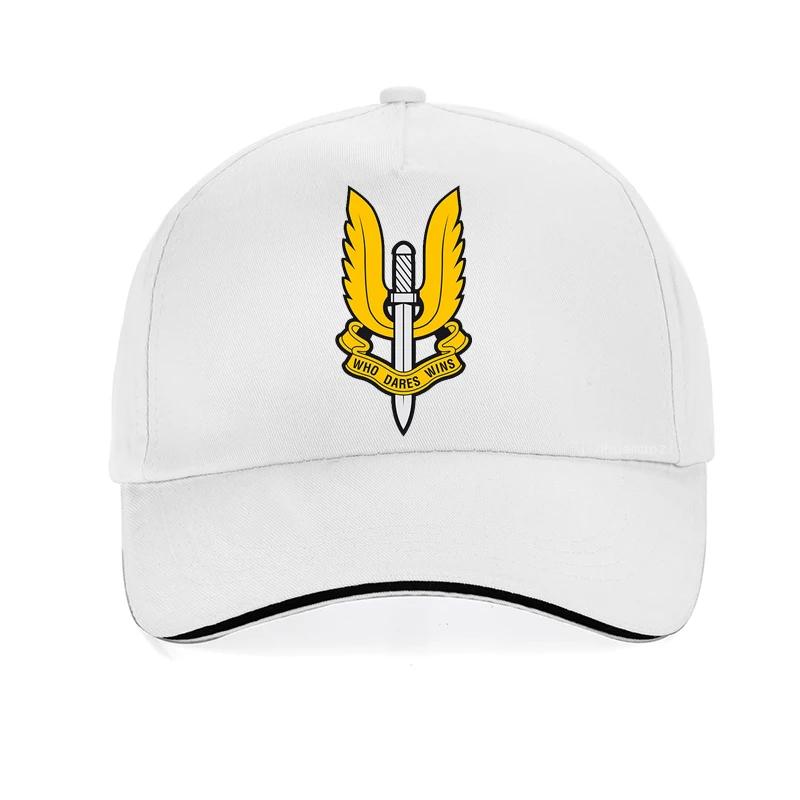Sas Hat Special Air Service Who Dares Wins Unisex Baseball Cap Cotton British Army Military Special Force Sniper SWAT Hats