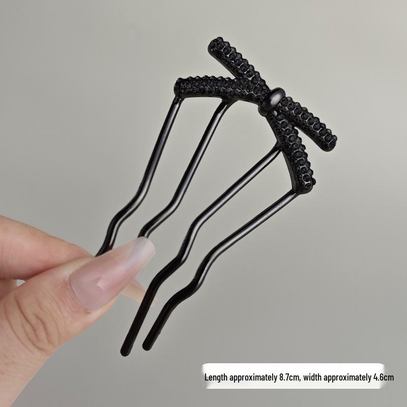 Elegant Pearl U-shaped Hairpin for Women - New Chinese Style Updo Accessory 2025