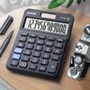 Desktop Calculator with Big Buttons Large Display Screen Dual Power Source Battery Powered Portable Calculator