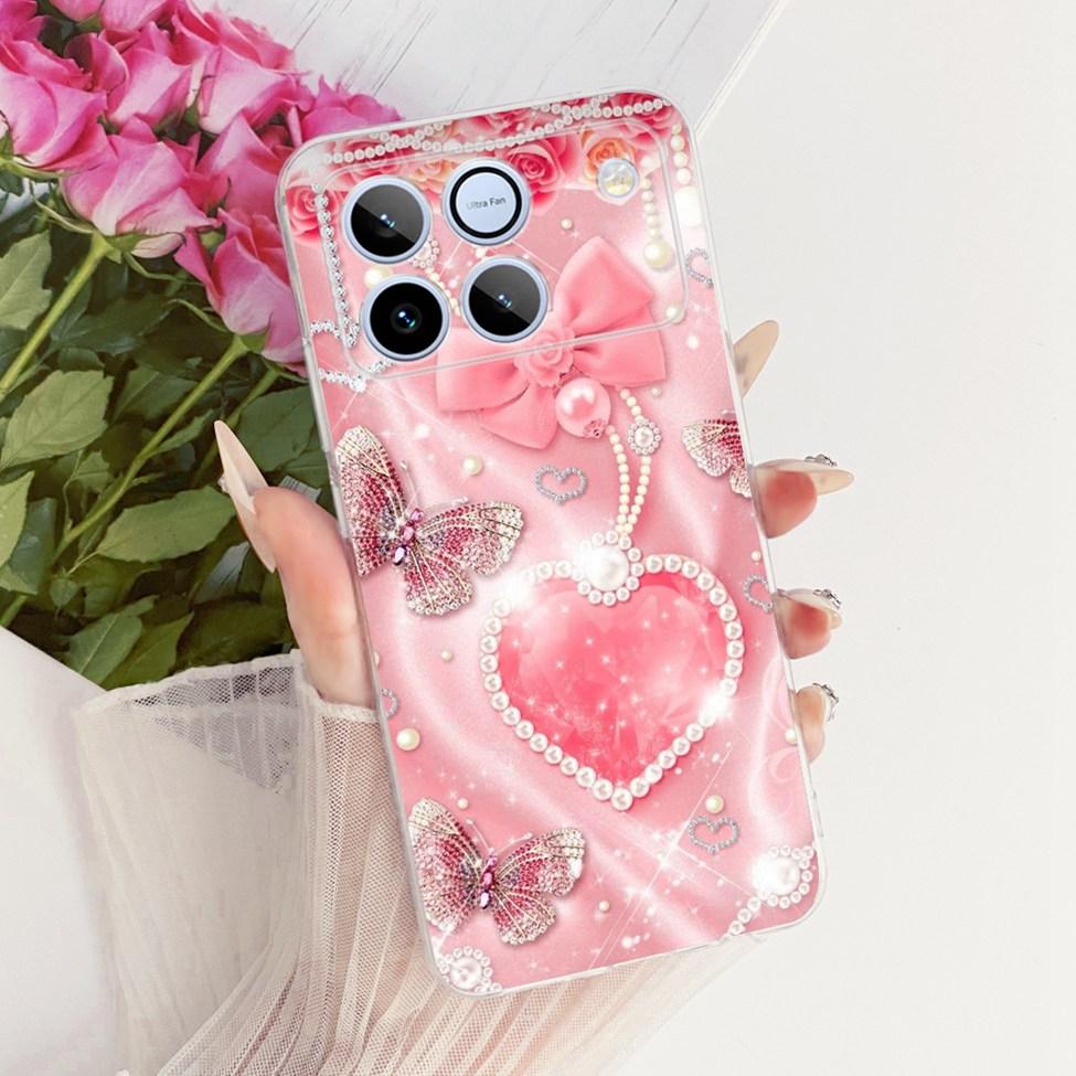 Clear Casing For Honor Win 5G AAP-AN00 Case For Honor Win 5G Cover Luxury Cute Cat Fashion Butterfly Cool Painted