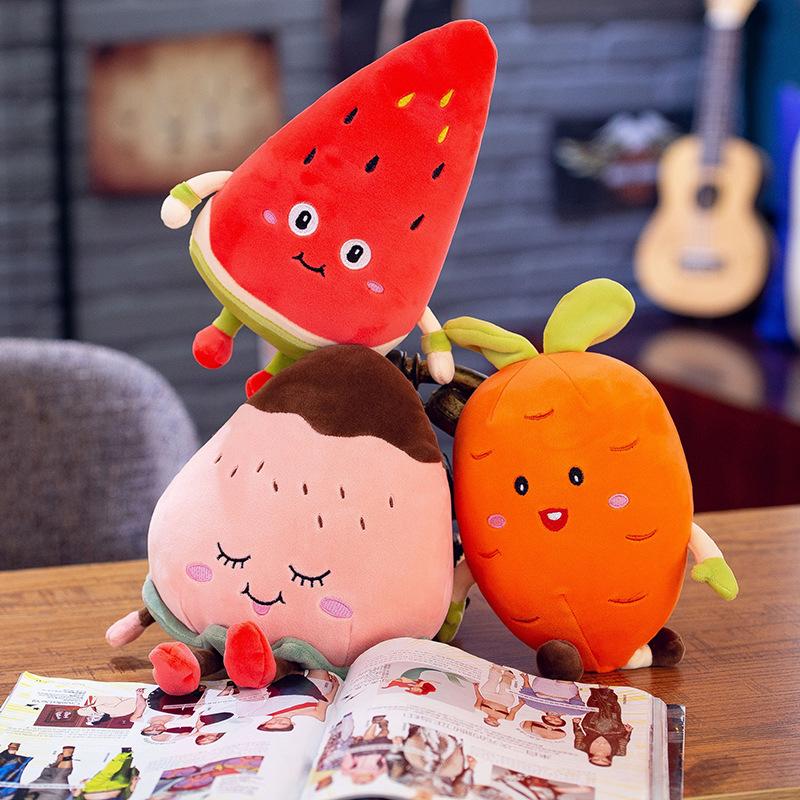 Fruit Radish Doll Plush Toy Eight-inch Doll Grabbing Machine Gift Company Wedding Gift