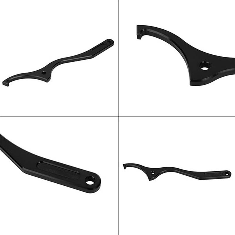 Motorcycle Shock Spanner Wrench Shock Absorber Removal Wrench Installation Tool Non-Slip Shock Wrench For Suspension System And