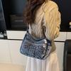 Casual Denim Crossbody Bag Women's Lightweight Commuter Shoulder Bag Fashionable New Style Versatile Korean Design