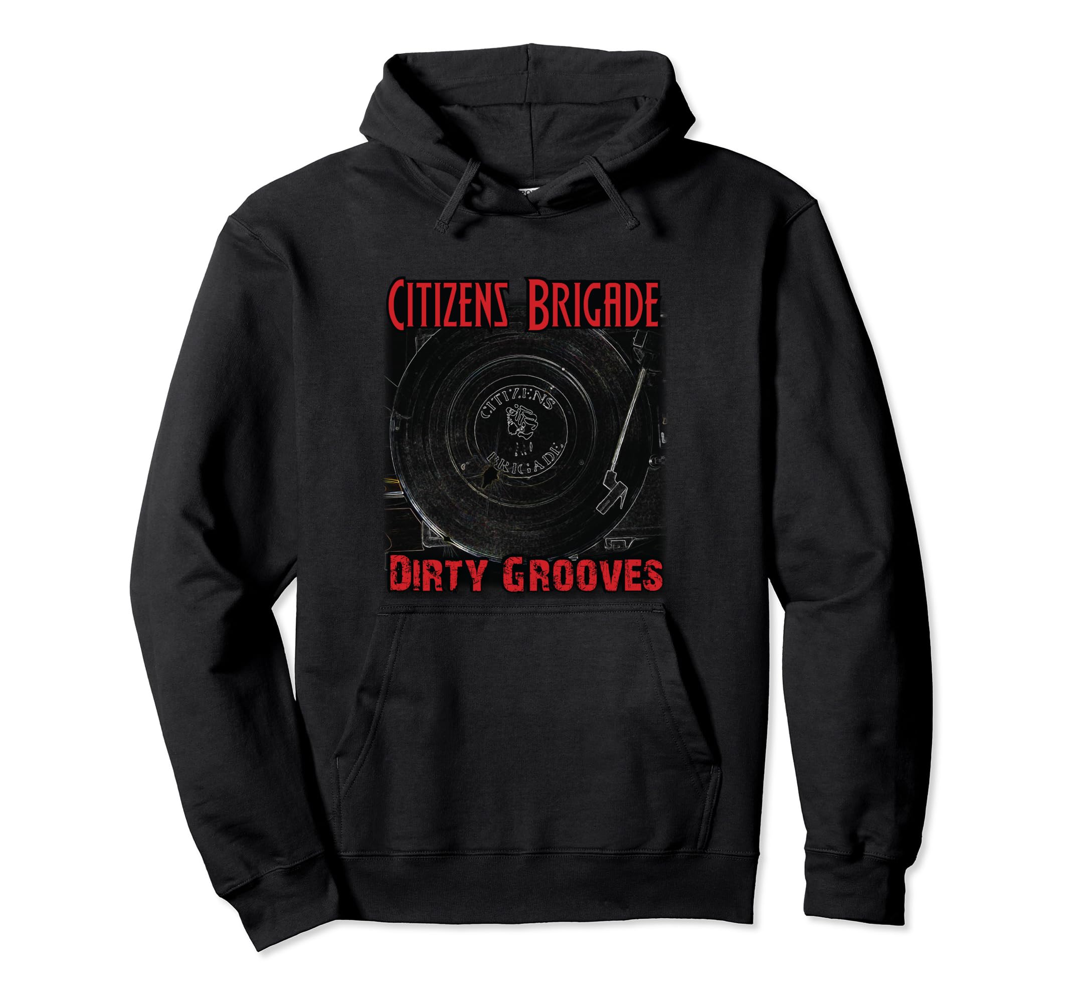 

Толстовка с капюшоном Citizens Brigade EP CB с логотипом на спине Dirty Grooves