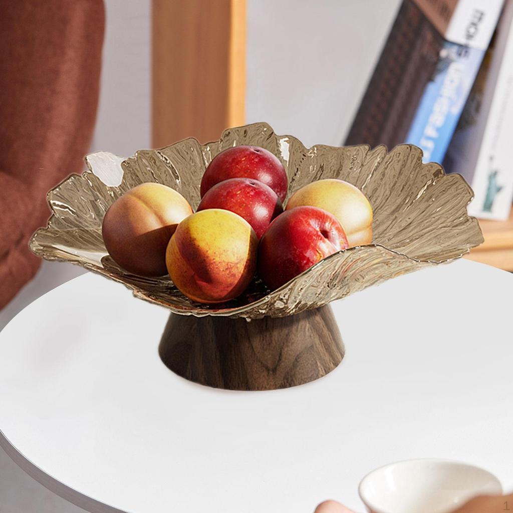 Sockel Obstschale Lebensmittel Snack Aufbewahrungstablett Mode Fuß Servieren für Tisch Mittelstück