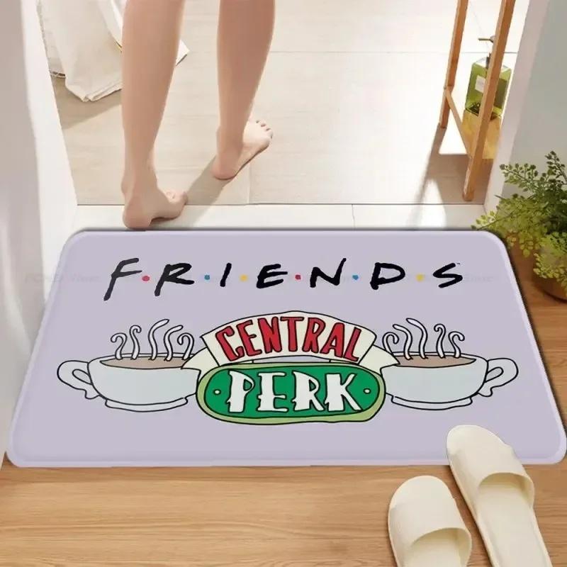 Friends Entrance Floor Mat Living Room Hallway Decoration Carpet Non-slip Easy To Clean Area Rug Home Office Washable Doormats