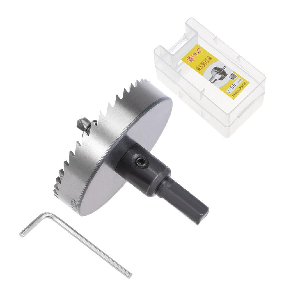 Uxcell Hot Sale 65/53/55/75/80/50/45mm Cutting Dia.Metal Alloy HSS Stainless High Speed Steel Drill Bit Hole Saw Cutter,Home DIY