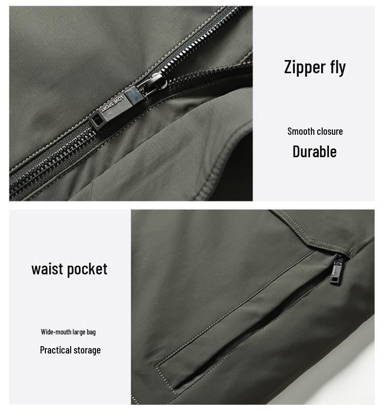 Men's Mid-Length Winter Down Jacket with Detachable Liner and Hood – Suitable for Middle-Aged and Elderly, Dad's Style, Thickened Coat
