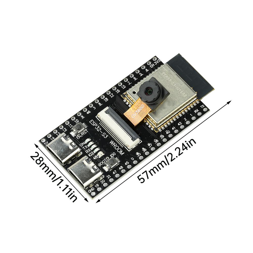 ESP32 S3 -WROOM-1 N16R8 CAM Development Board WiFi+Bluetooth-compatible Module OV3660 Camera